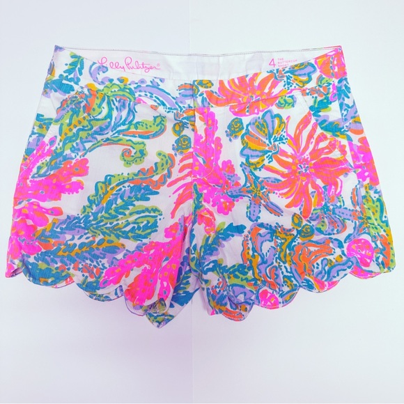 Lilly Pulitzer Pants - LILLY PULITZER size 4 Buttercup Shorts EUC